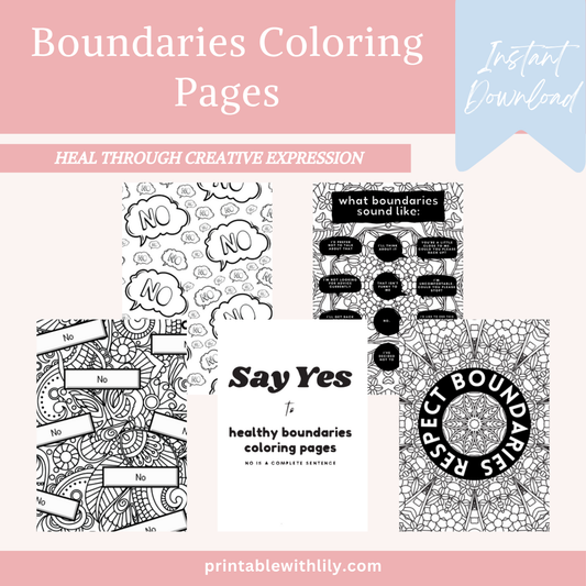 Boundaries Coloring Pages